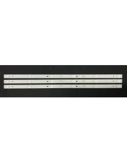 Más márkák 32" LED háttérvilágítás TV készlet - 3 darab x 6 LED - 3V - 595mm - MX315D06-ZC21FG-02 - MX315D06-ZC14F-01