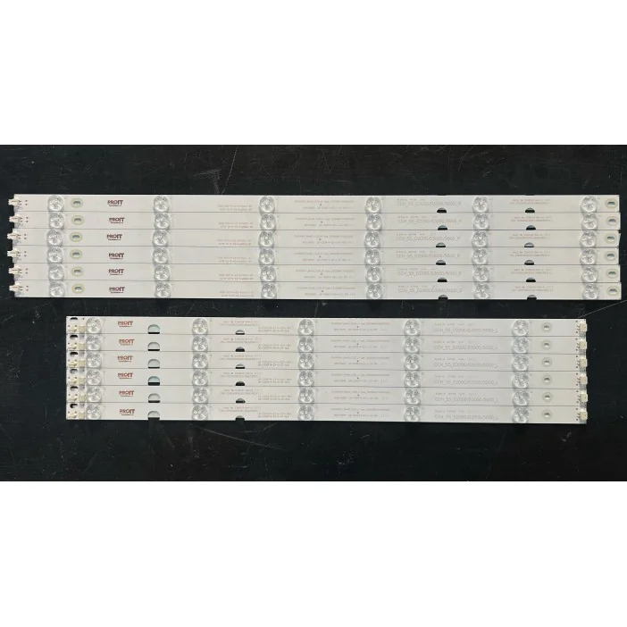 Set barete alte marci 55" - 6 barete x 11 leduri (5 + 6) - 3V - 1110mm - LB-C550F14-E4-S-G1-DL9/DL10 - LB55061