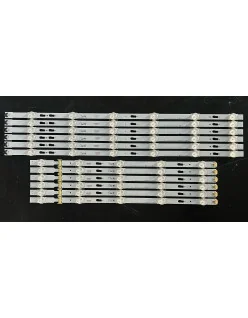 Set barete Samsung 55" - 6 barete x 11 leduri (5 + 6) - 3V - 1130mm - V5DF-550DCA-R2 + V5DF-550DCB-R2