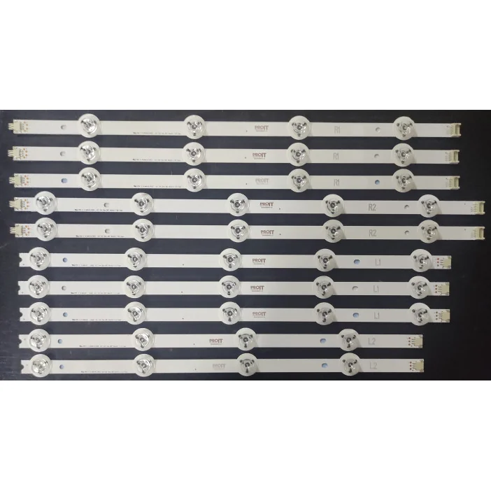 Set barete LG 42" - 10 barete - 3R1+3L1+2R2+2L2, 3V, 820mm - 42" V14 Slim DRT Rev0.6