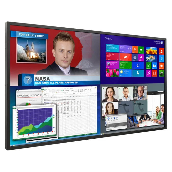 Monitor profesional Planar EP6524K-T - 65" - touchscreen - 4K UHD