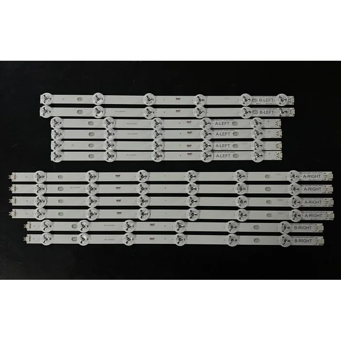 Set barete Panasonic 48" - 6 barete (Left + Right) - 12 barete total - 3V - 4A left + 4A right + 2B left + 2B right