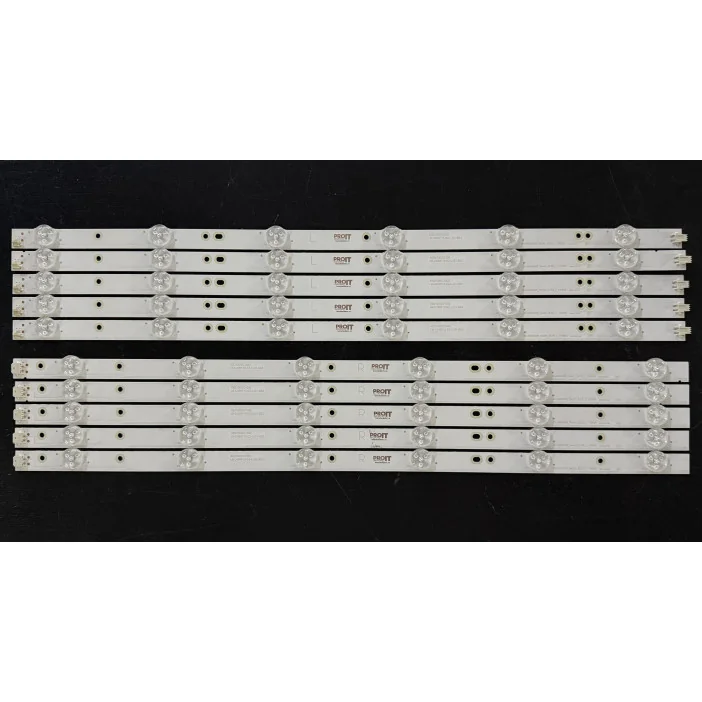 Más márkák 49" LED háttérvilágítás TV készlet - 5 darab x 12 LED, 5L + 5R, 10 darab x 6 LED, 3V, 995mm