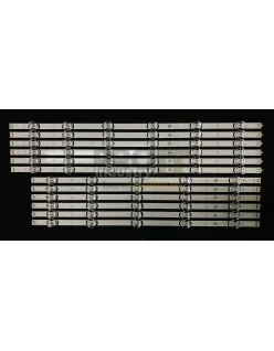LG 60" TV LED háttérvilágítás készlet - 6 darab x 11 LED - 6V - 6A + 6B - 12 darab
