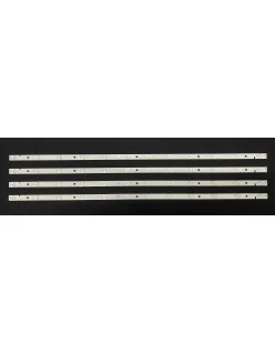 Más márkák 43" LED háttérvilágítás TV készlet - 4 darab x 12 LED - 3V - 825mm - ZDCX43D12-ZC14F-02 - HL-00430A28-1201S-01 A2