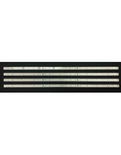 Más márkák 39" LED háttérvilágítás TV készlet - 4 darab x 8 LED - 3V - 756mm - ZX39JTX332M08A0 V0 - OY39D08-ZC14F-04