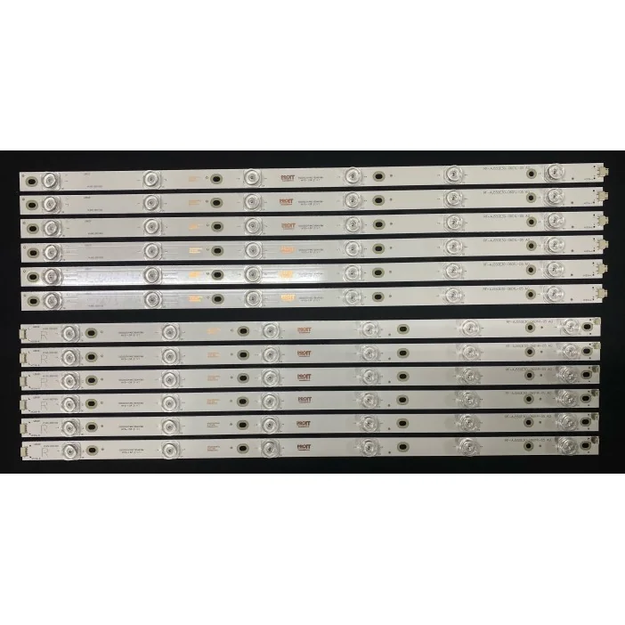 Set barete Sharp 55" - 6 barete x 12 leduri (6L + 6R - 6 + 6 leduri), 3V, 1100mm, 12 bucati - RF-AJ550E30