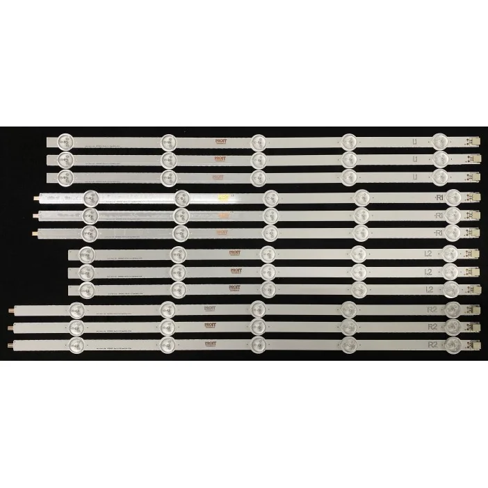 LG / Panasonic 50" TV LED háttérvilágítás készlet - 6 darab x 10 LED - 5 + 5 - (3L1+3R1+3L2+3R2) - 3V